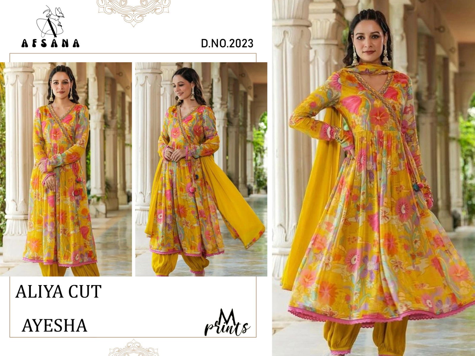 Ayesha By Afsana Designer Kurti With Bottom Dupatta Catalog